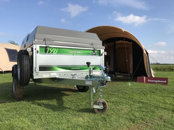 DAXARA 198 bagagewagen met deksel en V-dissel