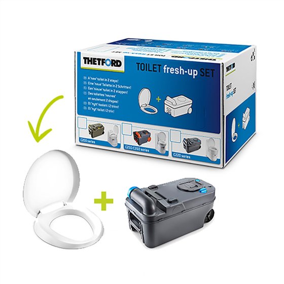 Thetford Fresh-Up Set C220 Kassettentoilette mit Rolltank