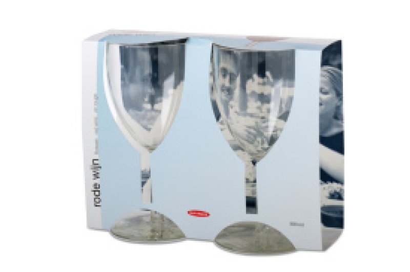 Verres à vin Mepal 300 ml lot de 2 SAN transparent