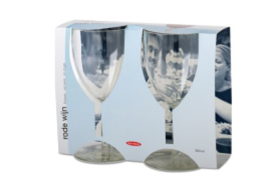 Mepal wijnglazen 300 ml set van 2 SAN transparant