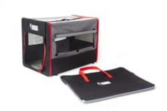 FIAMMA Carry-Dog foldable dog crate grey