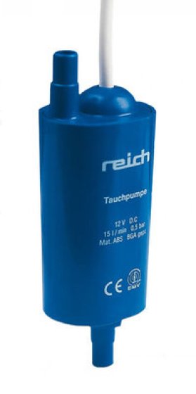 REICH versterkerpomp 15 l/min 0,5 bar blauw