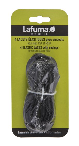 Lafuma elastic cord set for RSX/RSXA recliner black