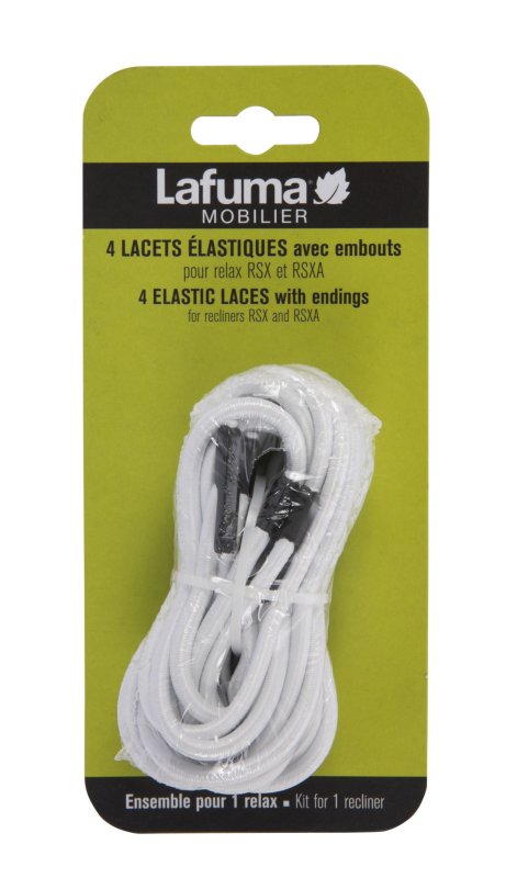 Lafuma vervangset elastieken voor relaxstoel wit
