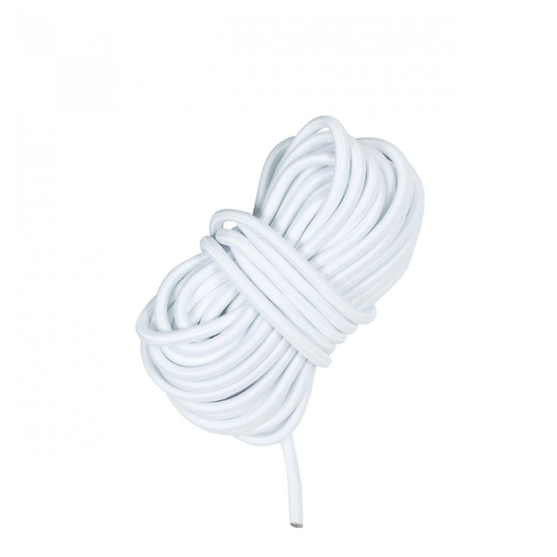 Lafuma élastique de remplacement 8 m blanc pour bain de soleil et fauteuil relax