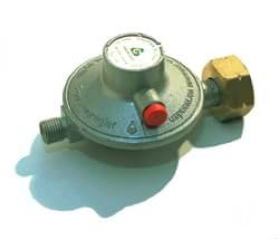 Badé gas pressure regulator 50 mbar with relief valve 1/4" left-hand
