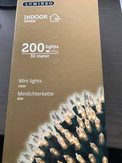 Lumineo lichtslinger 30 m met 200 LED lampjes groen