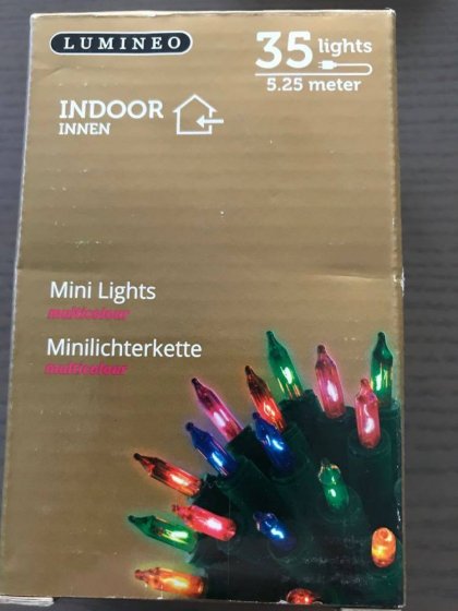Lumineo lichtslinger 5,25 m met 35 leds groen