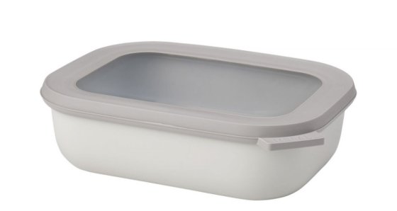 Mepal Cirqula bol multifonction rectangulaire 1000 ml Nordic White