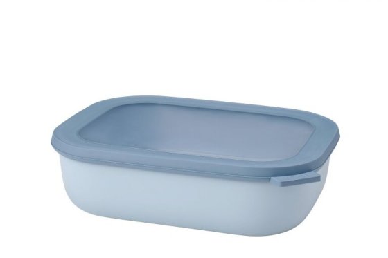 Mepal Cirqula rectangular storage bowl 2000 ml Nordic Blue