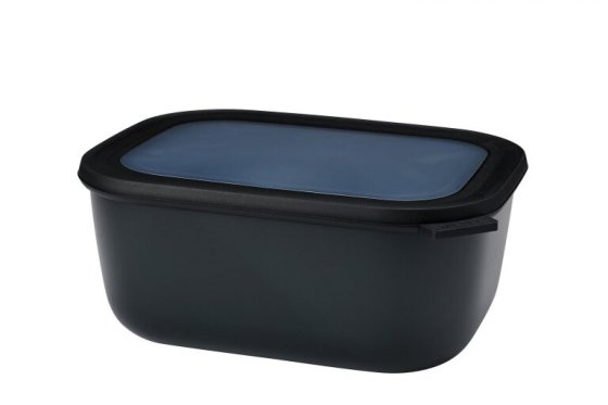 Mepal Cirqula rechthoekige multikom 3000 ml Nordic Black