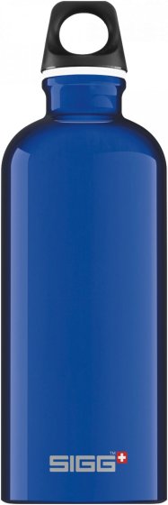 SIGG Traveller Aluminium-Trinkflasche 0,6L blau