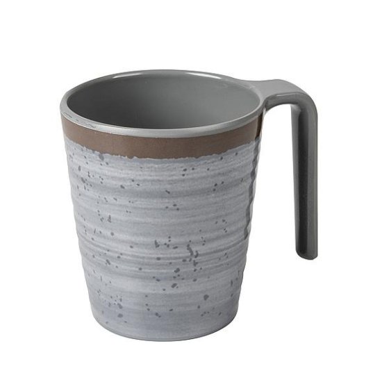 Bo-Camp Halo melamine mokken set van 4 grijs