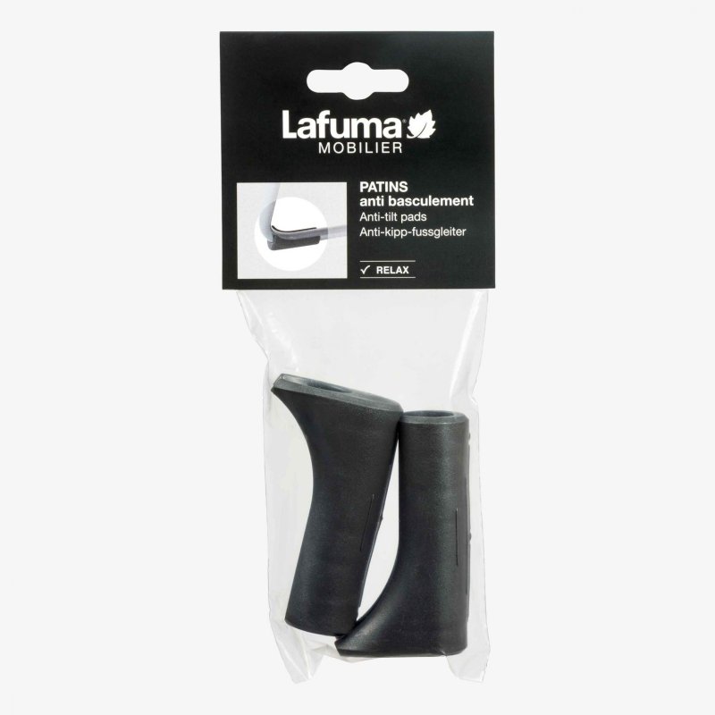 Lafuma beschermdoppen set voor Futura relaxstoel antraciet 2 stuks