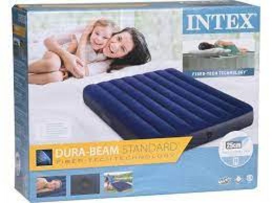 INTEX Dura-Beam Classic Downy luchtbed 2-persoons 191 x 137 x 25 cm
