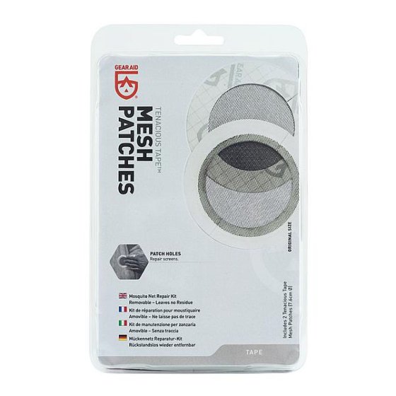 GEAR AID patchs de réparation autocollants pour moustiquaire 7,6 cm