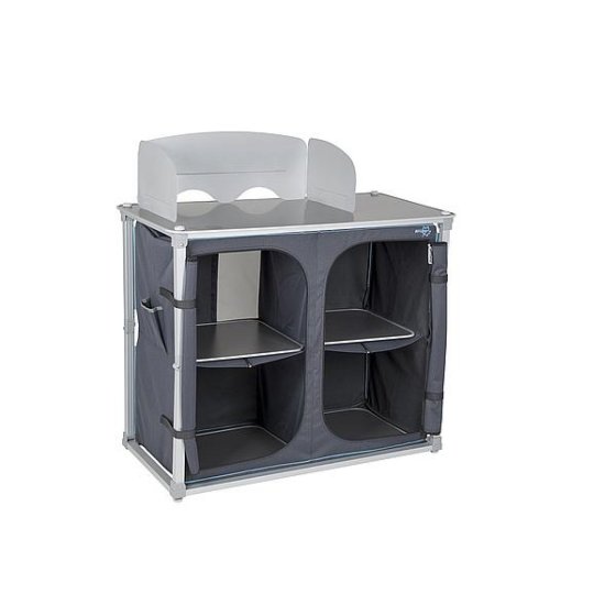 Bo-Camp Icefield Quick-Up cooking island with windscreen
