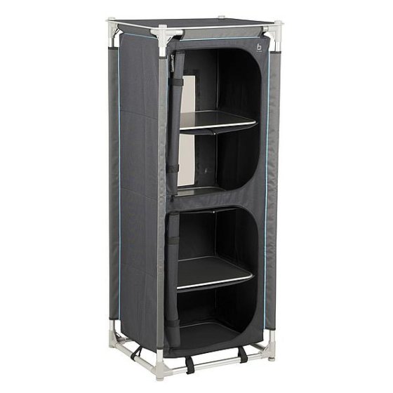 Bo-Camp Deluxe Hoge Campingkast met 4 legplanken