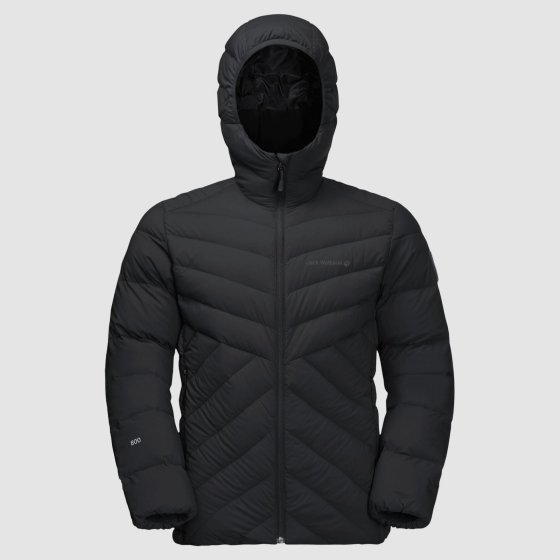 Jack Wolfskin Athletic Down Hooded Jacket Herrenjacke XL - Grape Leaf