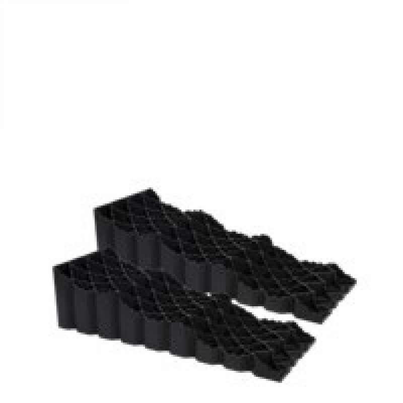 Milenco Triple leveler auffahrrampen set 2 stück schwarz