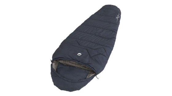 Outwell Birch Lux mummy sleeping bag blue