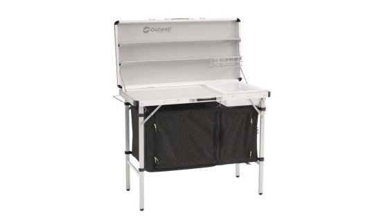 Outwell Drayton camping kitchen cupboard with storage space