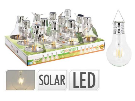 LAMP SOLAR PEERVORM GLAS