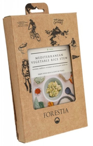 Forestia plat de riz méditerranéen autochauffant aux légumes 350 g