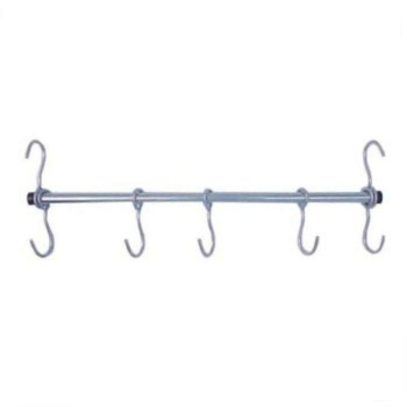 UMEFA steel tent coat rack 40 cm with 7 hooks