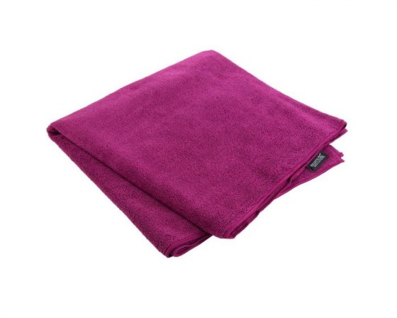 Regatta Compact Large travel towel - Dark Cerise