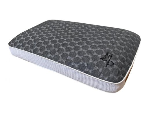 Human Comfort Bamboo Fleece Pillow Brive travel pillow grey