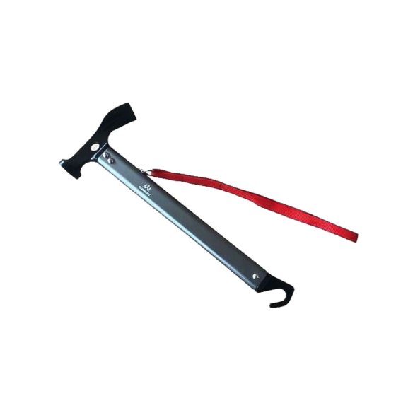 CAMPGURU metalen campinghamer met haringtrekker