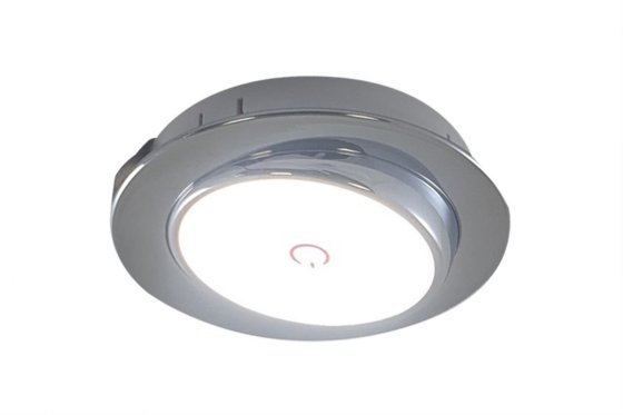 HABA Civita draaibare LED inbouwspot met touch schakelaar chroom