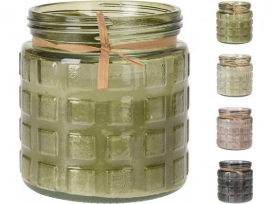 CITRONELLA KAARS IN GLAZEN POT LUXE