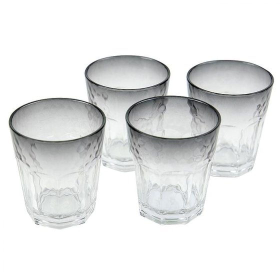 Bo-Camp Smoke lemonade glasses 200 ml set of 4