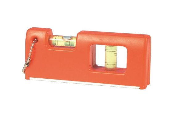 HABA magnetische mini wasserwaage rot