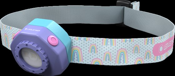 Ledlenser Kidled4R oplaadbare kinderhoofdlamp paars