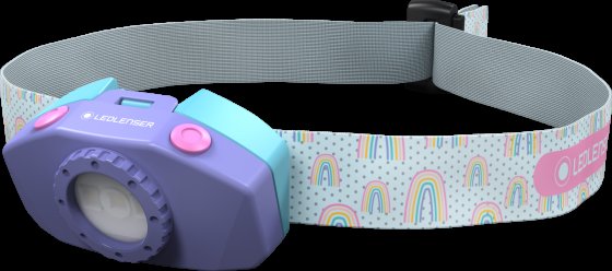 Ledlenser Kidled2 kinderhoofdlamp paars