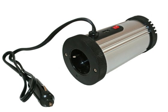OMVORMER 12V-220V 200W +USB  GEMOD.SINUS