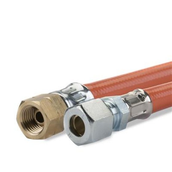 Gimeg pvc gas hose 60 cm 1/4 inch left x 10 mm
