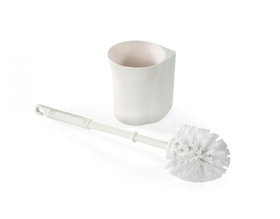 Fiamma Toilet Brush Pro brosse de toilette avec support blanc