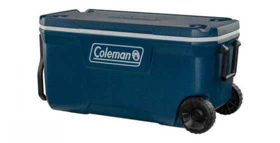 Coleman Xtreme 100QT wheeled cooler 95L blue