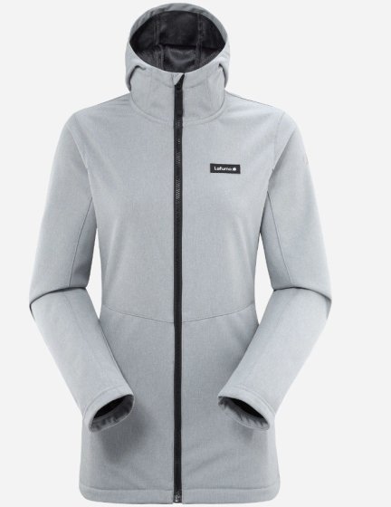 SOFTSHELL JASPER XS LD HEATHER GREY