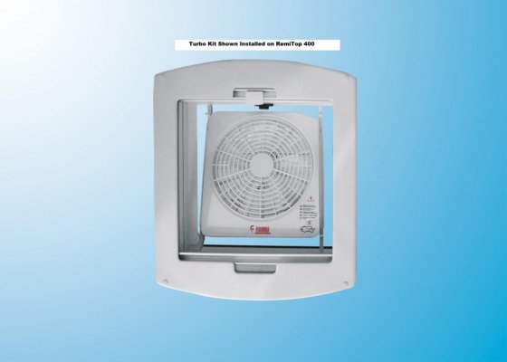 Fiamma Turbo Kit 12V dachlukenventilator für 40x40 bis 50x70 cm
