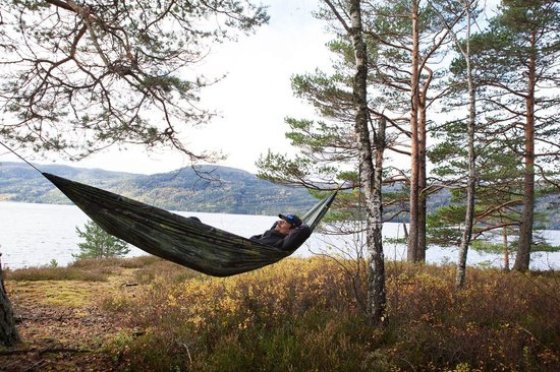 MACGYVER 3-in-1 tarp tent hammock 280 x 280 cm camouflage