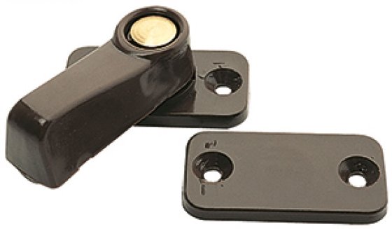 Trigano staldeursluiting nylon zwart 3,5 mm