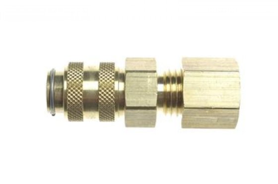 Gimeg gas quick coupling 8 mm without hose tail