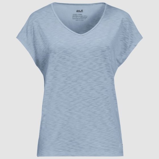 T-SHIRT TRAVEL M WOMEN BLUE FOG