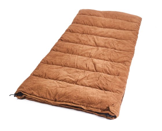 Sac de couchage Human Comfort Brut Extreme en velours côtelé marron