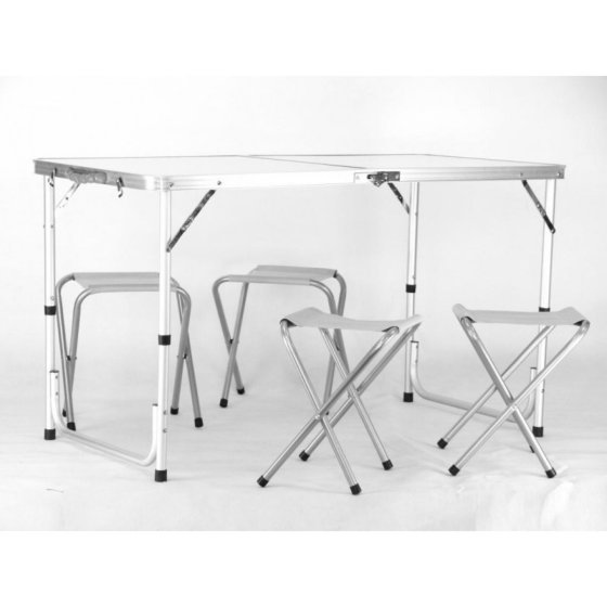 PIC NIC TAFEL + 4 STOELEN VOUWBAAR